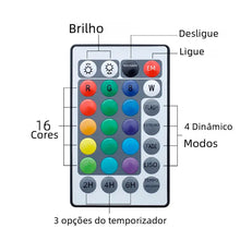 Upload image to gallery viewer, Kit de Luminárias para Piscina RGB 13 LEDS Sem Fios com Controle Remoto - AquaLed™