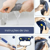 Mop de Limpeza Triangular 360° + Refil Grátis