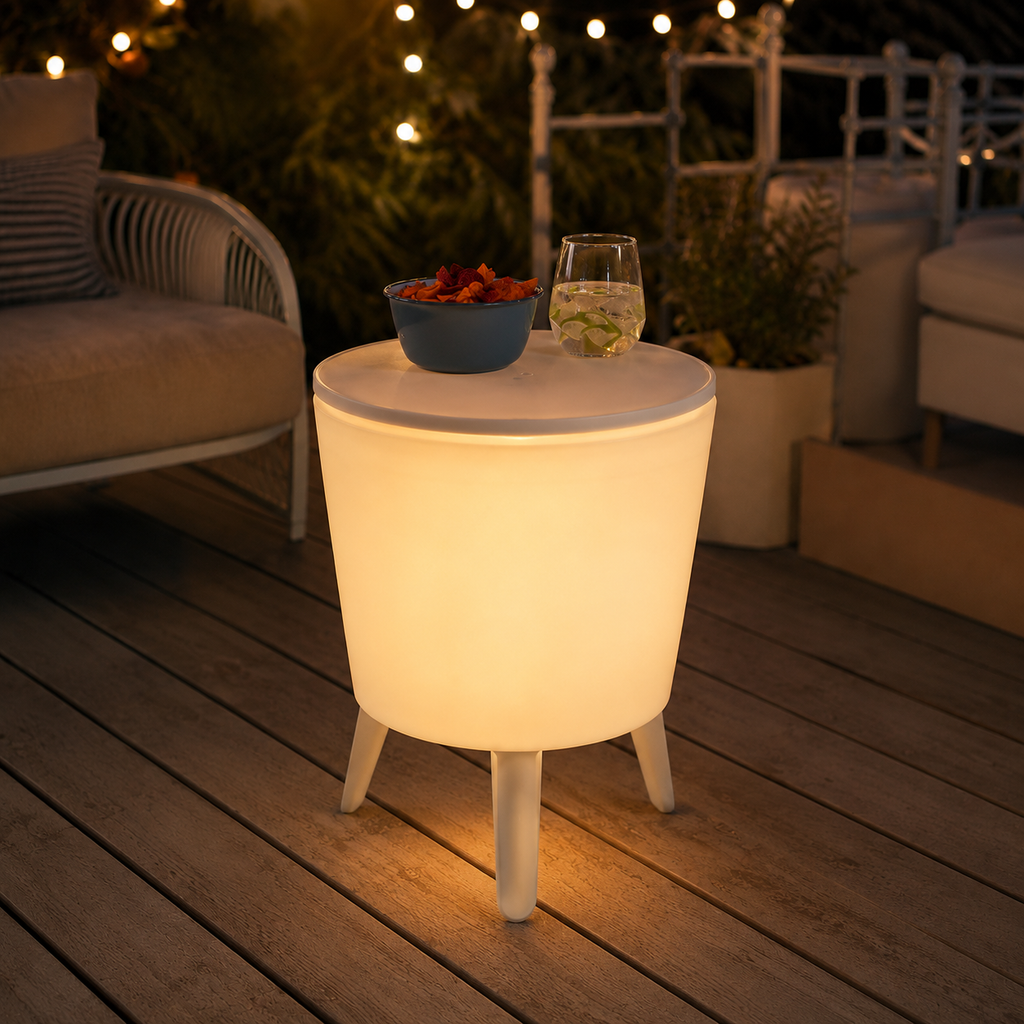 Cooler Mesa Bistrô Iluminado