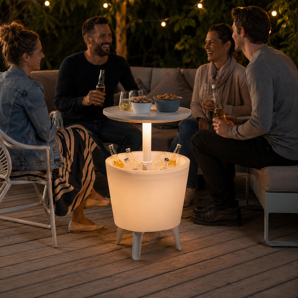 Cooler Mesa Bistrô Iluminado