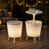 Cooler Mesa Bistrô Iluminado