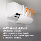 Defletor de Ar-Condicionado Split Universal Ajustável