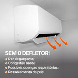 Defletor de Ar-Condicionado Split Universal Ajustável