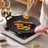 Frigideira de Pedra Coreana Antiaderente Premium (Cozinhe sem Óleo e Sem Grudar Nada)