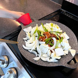 Frigideira de Pedra Coreana Antiaderente Premium (Cozinhe sem Óleo e Sem Grudar Nada)