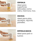 Escova Elétrica Multiuso 5 em 1 para Limpeza 360° – Potência e Agilidade na Palma da Sua Mão