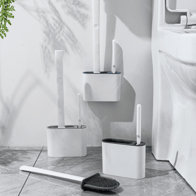 Escova de Limpeza Sanitária Silicone 2 em 1