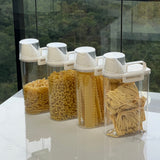 Kit 4 Potes Herméticos com Copo Medidor 2,5 Litros Ela Decora