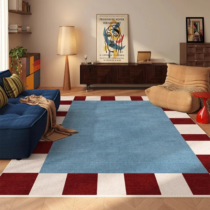 Tapete Decorativo Xadrez Versatile Belo Morar
