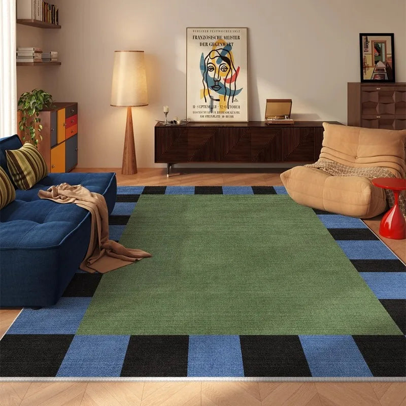 Tapete Decorativo Xadrez Versatile Belo Morar