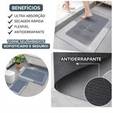 Tapete de Banheiro Absorvente Antiderrapante Secagem Rápida - Belo Morar