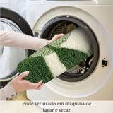 Tapete de Banheiro Green Leaf Antiderrapante