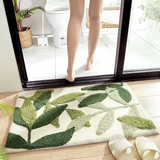 Tapete de Banheiro Green Leaf Antiderrapante