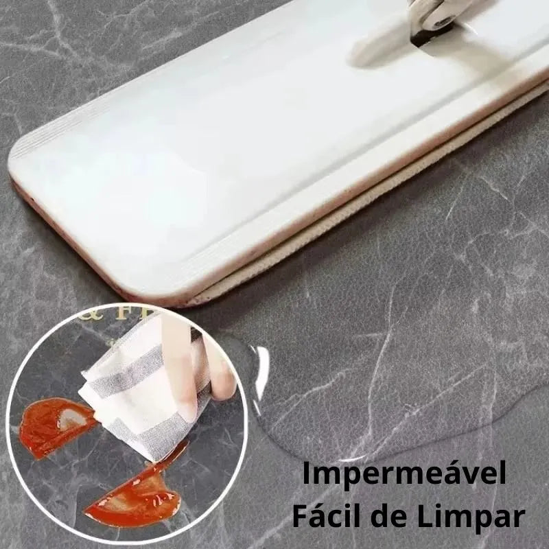 Tapete de Cozinha Urban Protect em Couro PVC - Belo Morar