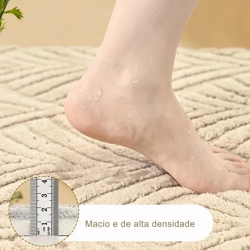 Tapete para Banheiro Antiderrapante Felpudo Lux – Belo Morar