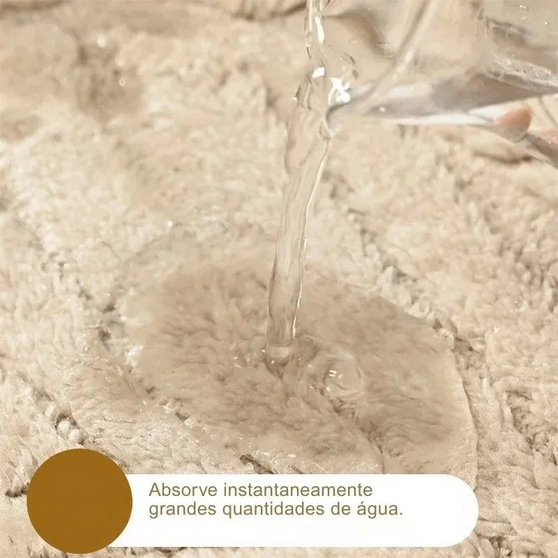 Tapete para Banheiro Antiderrapante Felpudo Lux – Belo Morar