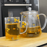 Caneca de Vidro Abelha Bee 280ml