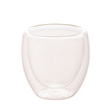 Copo para Café Parede Dupla em Vidro Borossilicato Transparente 70ml
