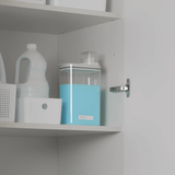 Pote Hermético Dispenser Flow Branco 2,3 Litros