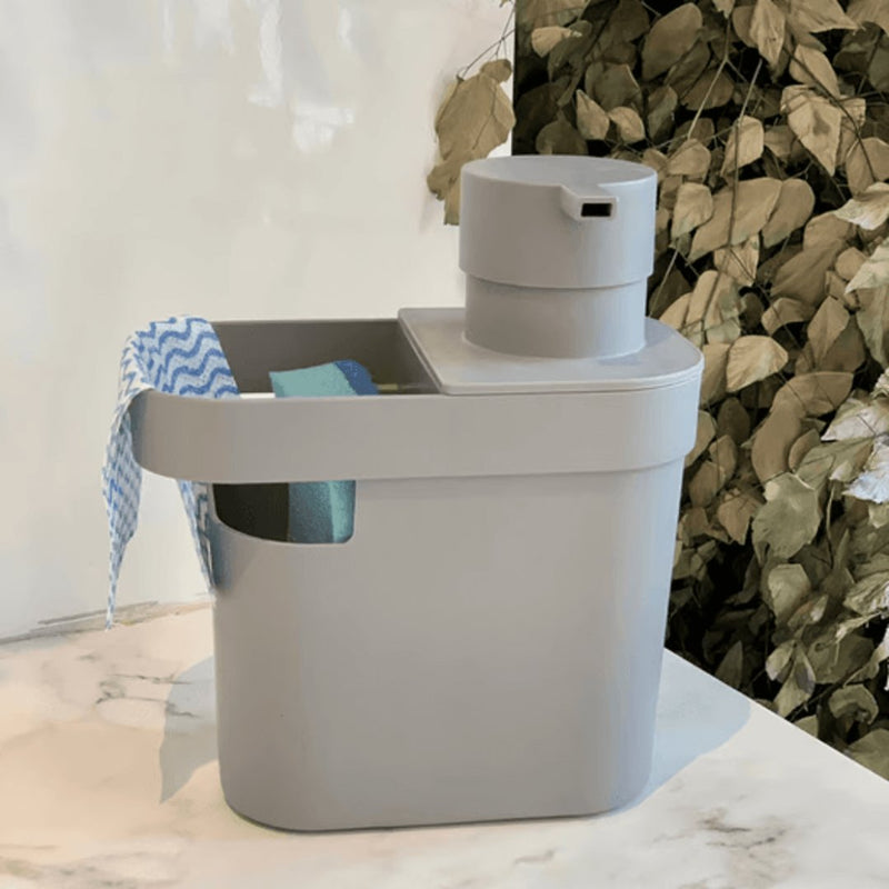 Dispenser de Detergente e Organizador Trium Chumbo 650ml