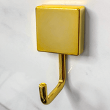 Gancho Porta Toalha Fixação Parafuso Dourado