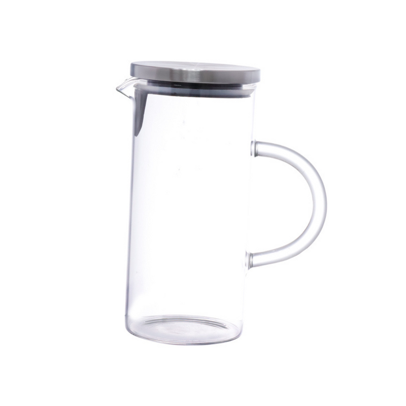 Jarra de Vidro Borossilicato Mirage com Tampa Inox 1 Litro