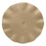 Jogo Americano Babado Dourado 38cm