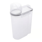 Kit 4 Potes Herméticos Porta Mantimento com Copo Medidor 2,5 Litros