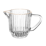 Leiteira de Cristal Imperatriz Fio de Ouro 220ml