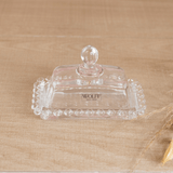 Manteigueira Cristal Pearl Bolinha - 11 cm