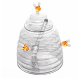 Meleira de Vidro Borossilicato com Pegador Lovely Bee Abelha 500ml