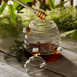 Meleira de Vidro Borossilicato com Pegador Lovely Bee Abelha 500ml