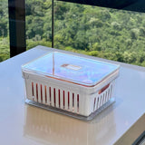 Organizador de Geladeira Clear Fresh com Cesto 2,2 Litros