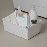 Organizador Multiuso com Alça Flow Branco 8 Litros