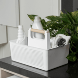 Organizador Multiuso com Alça Flow Branco 8 Litros