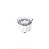 Pote Porta Mantimento Organizador Quadrado com Tampa Hermética Natural Block  450ml