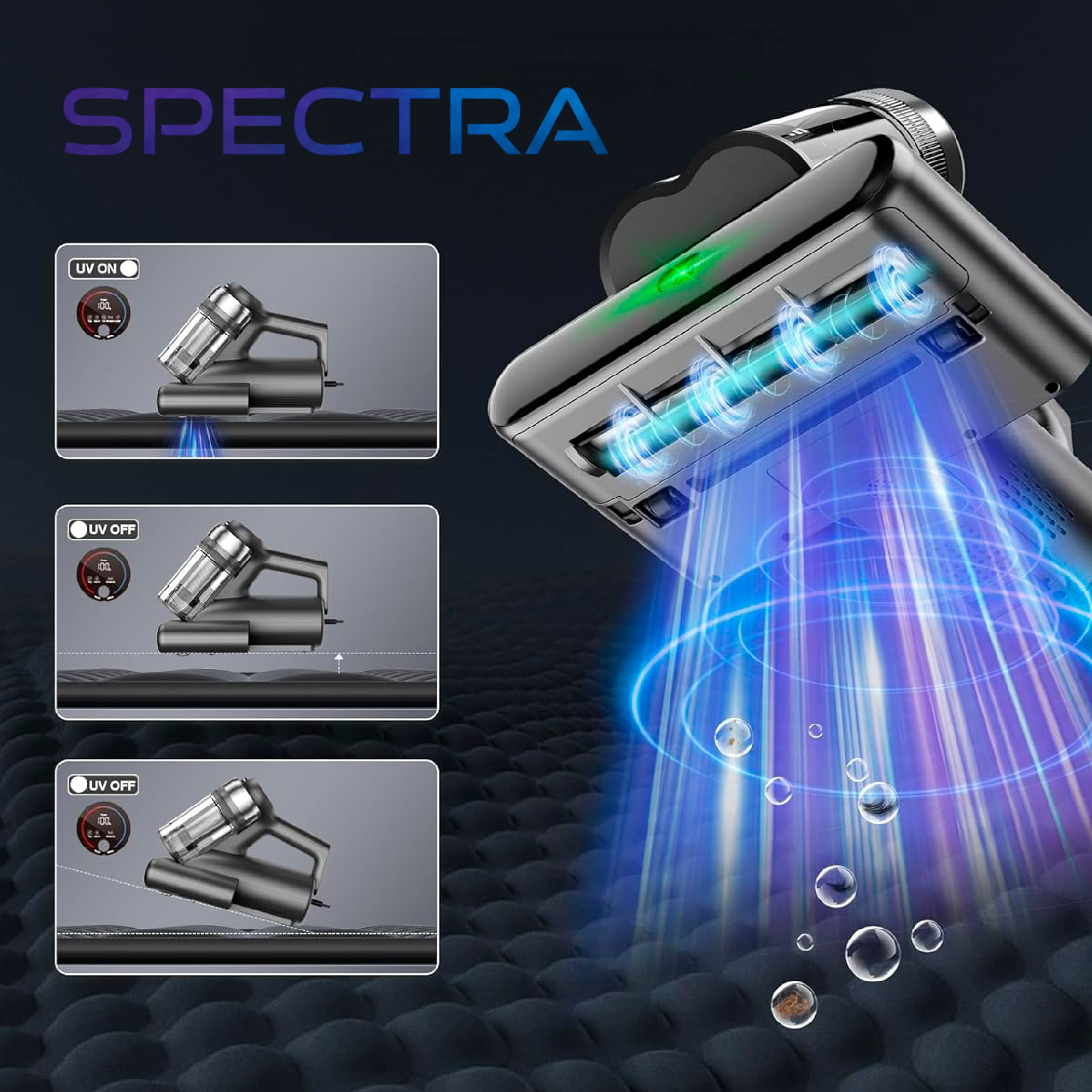 Aspirador de pó para cama - SPECTRA