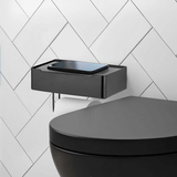 Suporte Papel Higiênico com Porta Objetos 3M Preto