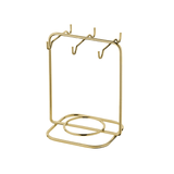Suporte Porta Pires Maior e Xicara de Cha Dourado