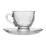 Xicara de Café com Pires Cristal New Butterfly 80ml